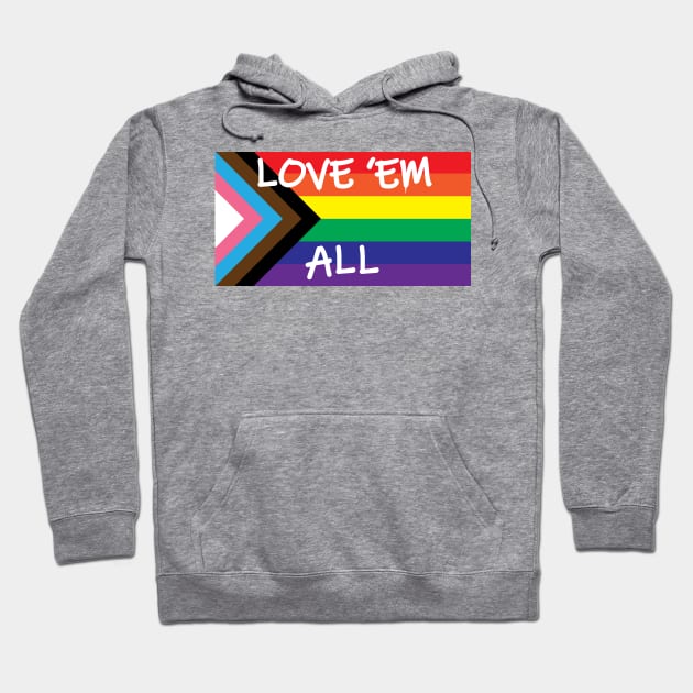 Love Them All Hoodie by Bananapants Clothing
